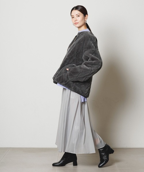 Elura(エルーラ)の「シアラクフレアスカート/149297(スカート・レディース・ライトグレー/ピンクベージュ/ブラック・FREE/FREE(S))」の15枚目の写真