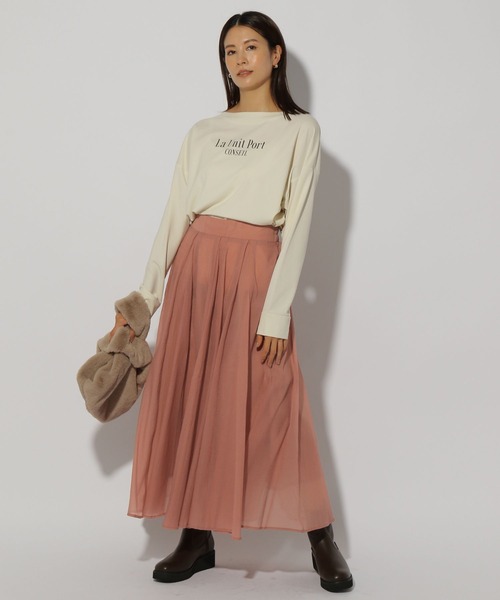 Elura(エルーラ)の「シアラクフレアスカート/149297(スカート・レディース・ライトグレー/ピンクベージュ/ブラック・FREE/FREE(S))」の18枚目の写真