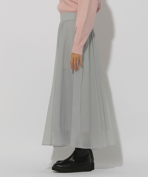 Elura(エルーラ)の「シアラクフレアスカート/149297(スカート・レディース・ライトグレー/ピンクベージュ/ブラック・FREE/FREE(S))」の10枚目の写真