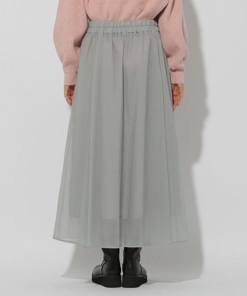 Elura(エルーラ)の「シアラクフレアスカート/149297(スカート・レディース・ライトグレー/ピンクベージュ/ブラック・FREE/FREE(S))」の11枚目の写真