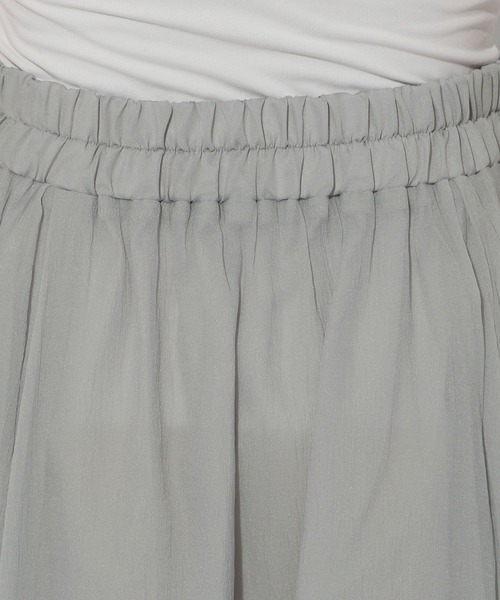 Elura(エルーラ)の「シアラクフレアスカート/149297(スカート・レディース・ライトグレー/ピンクベージュ/ブラック・FREE/FREE(S))」の5枚目の写真