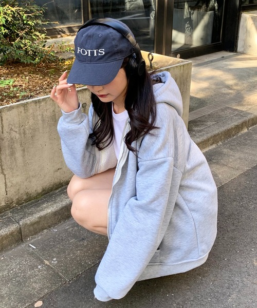 Teem Store(チームストア)の「【再入荷】【12色展開】【裏ボア】カラー ダブルジップパーカー フーディー(パーカー・レディース・グレー/ブラック/ライトグレー/アイボリー/ダークグレー/ワイン/ブルー/ブラウン/グリーン/ネイビー/ホワイト/ピンク・M/L)」の14枚目の写真