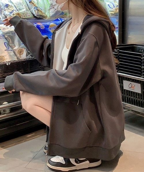 &team ジップアップフーディー パーカー Mサイズ Supreme MM6 MAISON MARGIELA ZIP UP HOODED SWEATSHIRT (Supreme