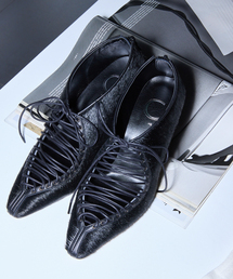 【新品】CITYSHOP C ME LACEUPパンプス　38 CITYSHOP（シティーショップ）の「C ME LACE UP パンプス（パンプス