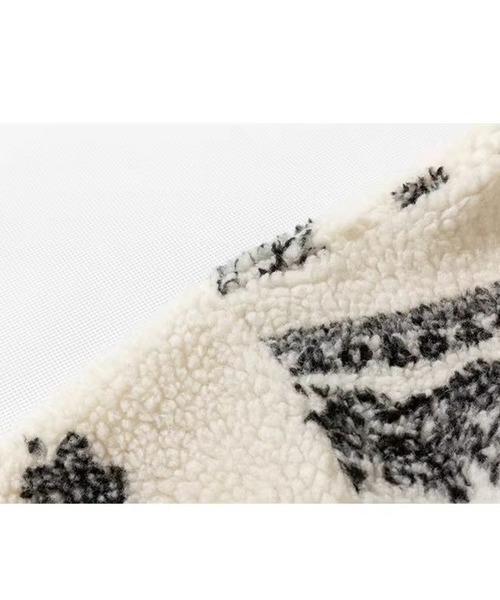 キャリー　アウター　ペイズリー柄 Bz】ペイズリー柄ボアジャケット（その他アウター）｜ARCHIVER