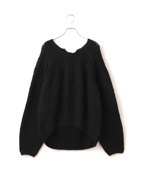 VIS（ビス）の「バックリボンHUGニット（ニット/セーター・レディース・ブラック/パープル系その他/ライトグレー・FREE）」の8枚目の写真