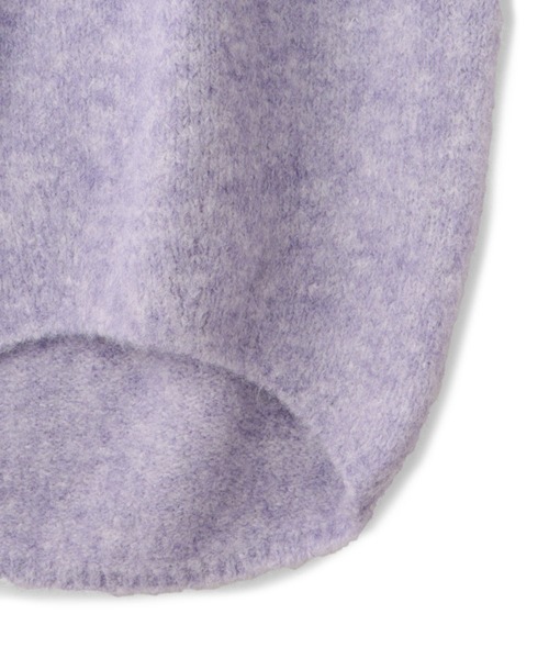 VIS（ビス）の「バックリボンHUGニット（ニット/セーター・レディース・ブラック/パープル系その他/ライトグレー・FREE）」の15枚目の写真