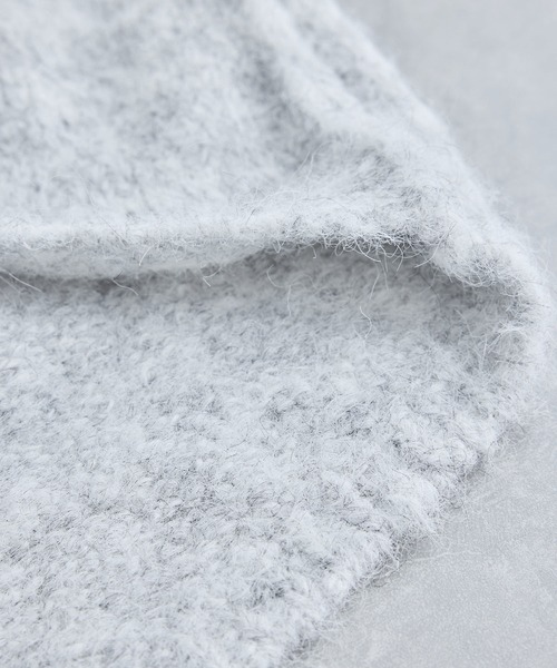 VIS（ビス）の「バックリボンHUGニット（ニット/セーター・レディース・ブラック/パープル系その他/ライトグレー・FREE）」の20枚目の写真