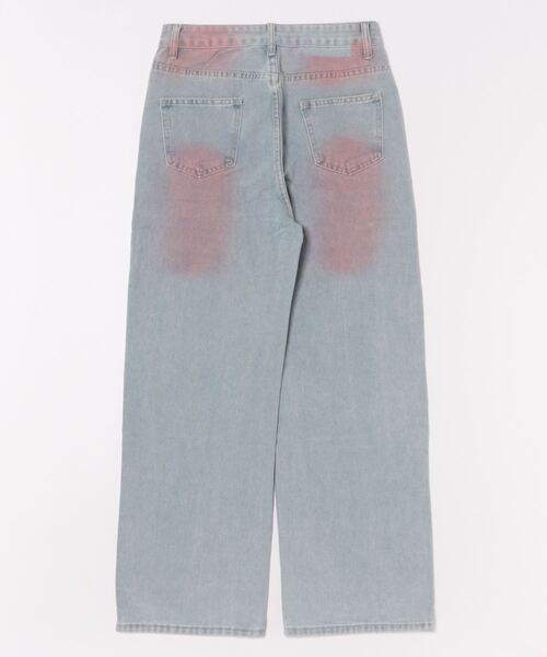 almo（アルモ）の「PT ピンク加工バギーデニムパンツ(se)（デニムパンツ・レディース・ブルー・FREE）」の7枚目の写真