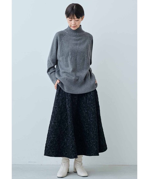 セール】IEDIT 表ウール混で内側コットン100％のダブル