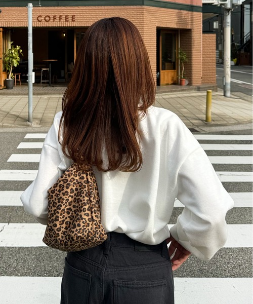 LE MORE（リモア）の「スウェードハンドバッグ（ハンドバッグ・レディース・ブラック/キャメル/ブラウン・FREE）」の12枚目の写真