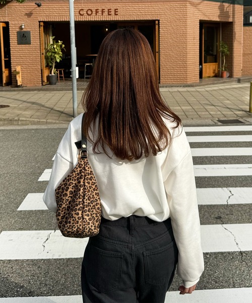 LE MORE（リモア）の「スウェードハンドバッグ（ハンドバッグ・レディース・ブラック/キャメル/ブラウン・FREE）」の11枚目の写真