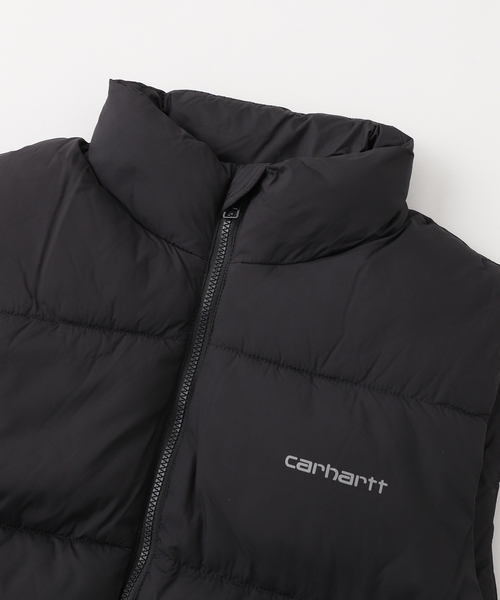 Carhartt WIP(カーハートダブリューアイピー)の「CARHARTT WIP スプリングフィールドベスト / Black(ダウンジャケット/コート・メンズ・ブラック・MEDIUM/LARGE)」の3枚目の写真