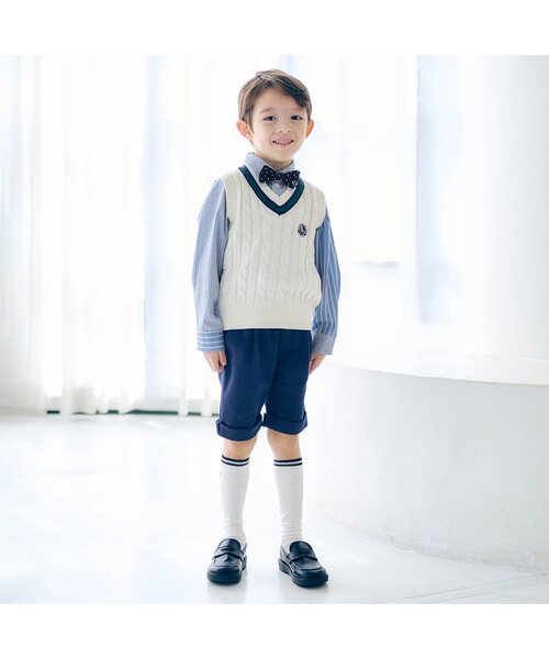 apres les cours(アプレレクール)の「フォーマル蝶ネクタイ(蝶ネクタイ・キッズ・ストライプ/ドット・FREE)」の3枚目の写真