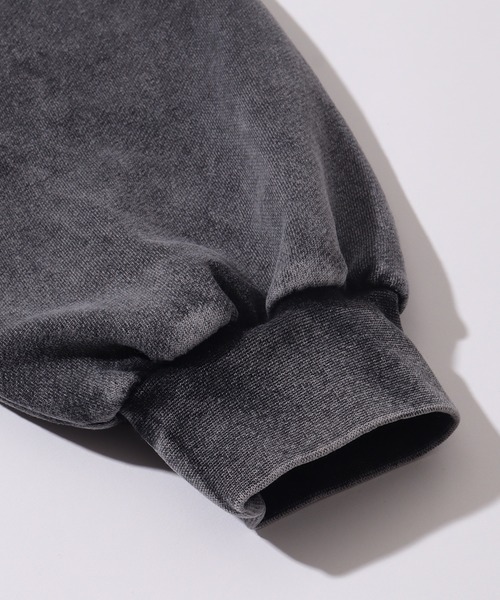 SEQUENZ(シークエンズ)の「【SEQUENZ/シークエンズ】LOGO MOTIF WASHED ZIP P/K / 裏起毛 アートワークデザイン スノーウォッシュ加工 ジップアップパーカー(パーカー・メンズ・ピンク/ダークブラウン/ネイビー/ブラック・M/L/XL/S)」の18枚目の写真