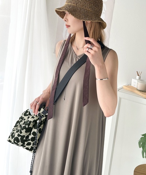 Java（ジャバ）の「《JaVa ジャバコラボ》おしゃれも実用性も叶う。2WAYキルティング巾着ショルダーバッグ（ショルダーバッグ・レディース・ブラック/カーキ/レオパード・ONE SIZE）」の12枚目の写真