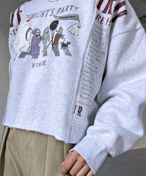 CPCM（シーピーシーエム）の「パレードリメイクプルオーバー（Tシャツ/カットソー・レディース・レッド/グレー系その他/チャコールグレー・FREE）」の22枚目の写真