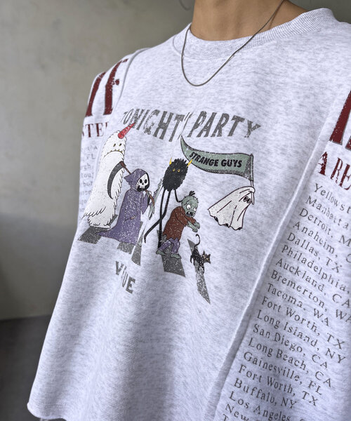 CPCM（シーピーシーエム）の「パレードリメイクプルオーバー（Tシャツ/カットソー・レディース・レッド/グレー系その他/チャコールグレー・FREE）」の20枚目の写真
