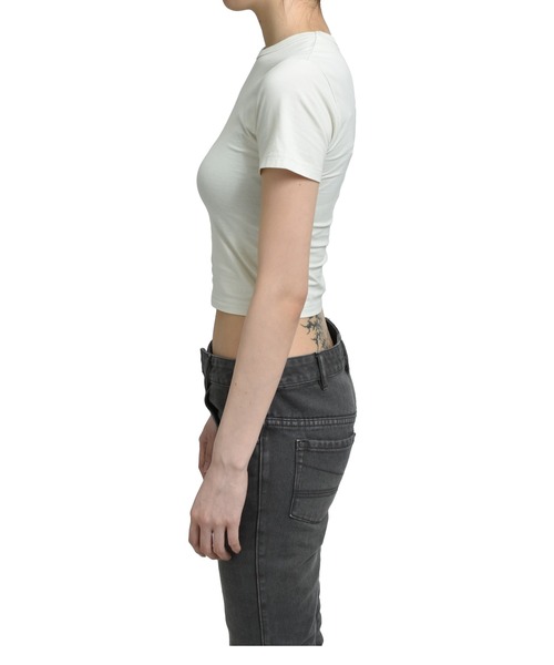 entire studios(エンタイアスタジオ)の「MICRO TEE(Tシャツ/カットソー・レディース・グレー系その他/ブラック系その他2/ホワイト系その他・S/XS/XXS)」の18枚目の写真