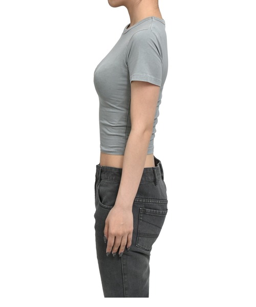 entire studios(エンタイアスタジオ)の「MICRO TEE(Tシャツ/カットソー・レディース・グレー系その他/ブラック系その他2/ホワイト系その他・S/XS/XXS)」の7枚目の写真