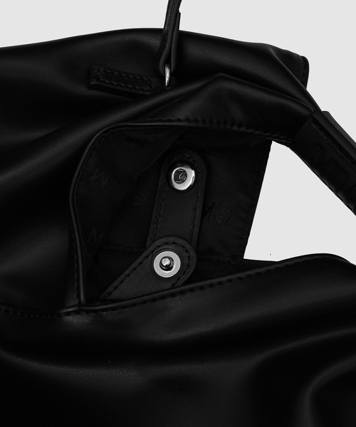 MM6 Maison Margiela（ｴﾑｴﾑｼｯｸｽ ﾒｿﾞﾝ ﾏﾙｼﾞｪﾗ）の「Japanese Crossbody Bag（ショルダーバッグ・レディース・ブラック/ブラウン系その他・UNI）」の7枚目の写真