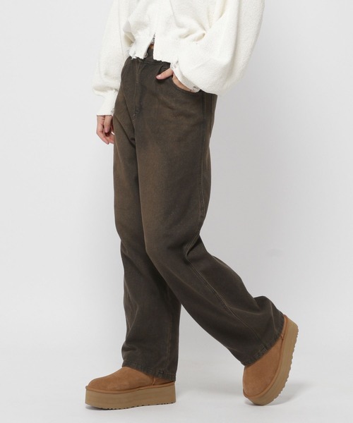 3.3 Field Trip (3.3フィールドトリップ)の「3.3 Field Trip/カーブデニムパンツ(デニムパンツ・レディース・ブラック/ブルー・LARGE/MEDIUM)」の22枚目の写真