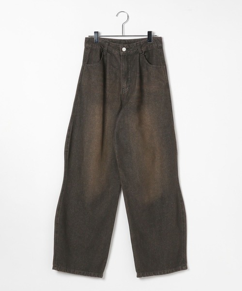 3.3 Field Trip (3.3フィールドトリップ)の「3.3 Field Trip/カーブデニムパンツ(デニムパンツ・レディース・ブラック/ブルー・LARGE/MEDIUM)」の13枚目の写真