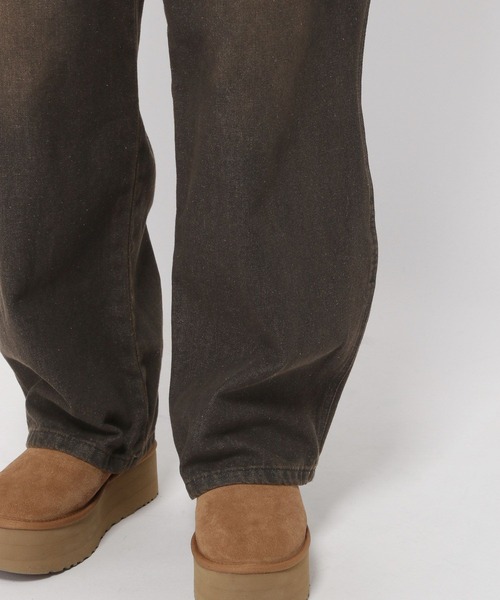 3.3 Field Trip (3.3フィールドトリップ)の「3.3 Field Trip/カーブデニムパンツ(デニムパンツ・レディース・ブラック/ブルー・LARGE/MEDIUM)」の10枚目の写真