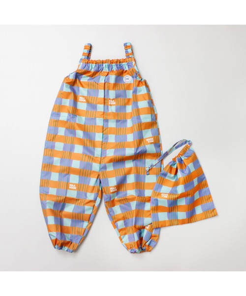 MR（まる）の「レトロ・アートフラワープレイウェア（レインコート/ポンチョ・キッズ・オレンジ/ピンク・F）」の9枚目の写真