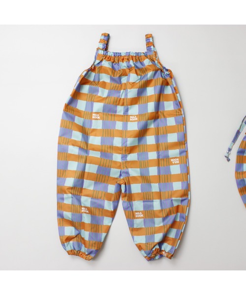 MR（まる）の「レトロ・アートフラワープレイウェア（レインコート/ポンチョ・キッズ・オレンジ/ピンク・F）」の12枚目の写真