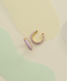 【WEB限定】silver925 エナメル フープカフイヤリング