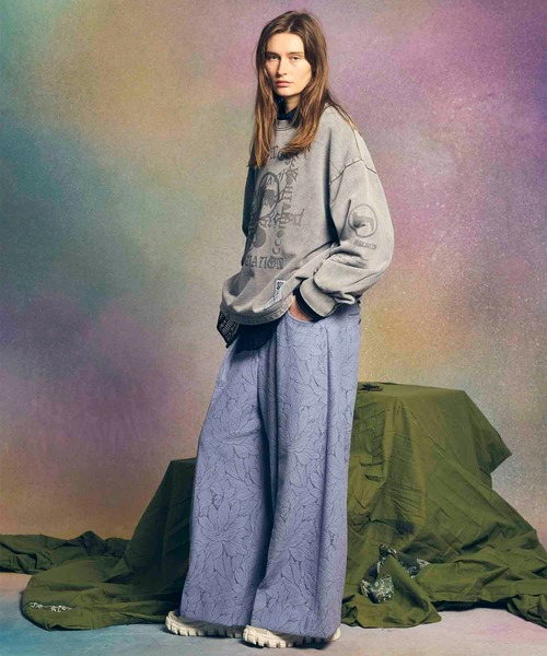 MAISON SPECIAL(メゾンスペシャル)の「《UNISEX》【Hypnose Association for MAISON SPECIAL】Prime-Over Shoulder Stitch Crew Neck Long Sleeve T-Shirt/プライムオーバーショルダーステッチクルーネックロングスリーブTシャツ【MAISON SPECIAL/メゾンスペシャル】(Tシャツ/カットソー・メンズ・ライトグレー/ブラック・1/2)」の15枚目の写真