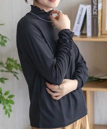 nAvy シアーリブハイネック