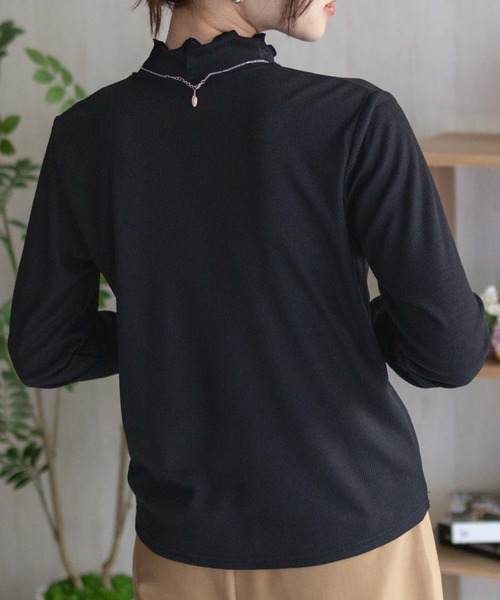 nAvy シアーリブハイネック（Tシャツ/カットソー）｜NAVY（ネイビー