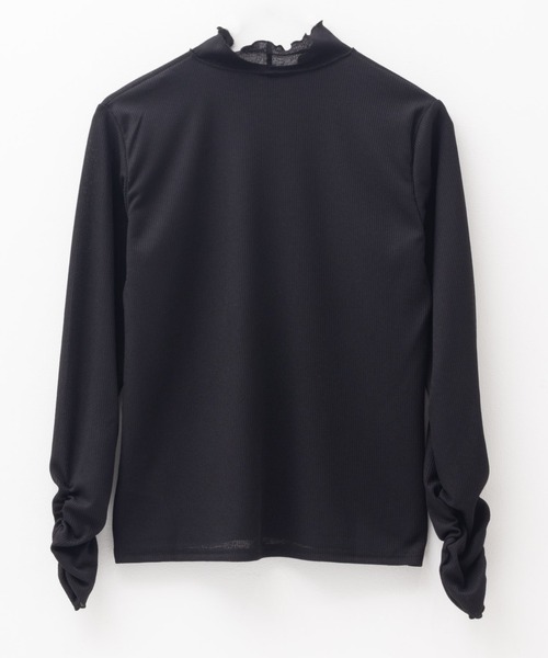 NAVY(ネイビー)の「nAvy シアーリブハイネック(Tシャツ/カットソー・レディース・ブラック/オフホワイト・M/L)」の20枚目の写真