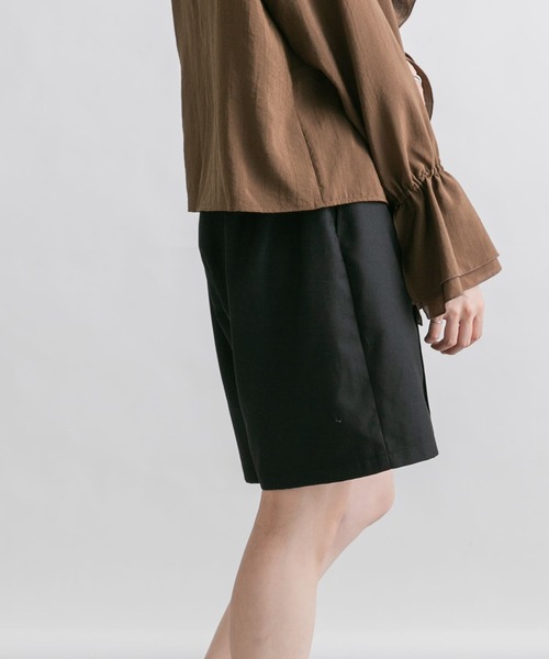 KBF（ケイビーエフ）の「ピンタックショートパンツ（その他パンツ・レディース・ブラック/ライトグレー/ブラウン・ONE）」の22枚目の写真