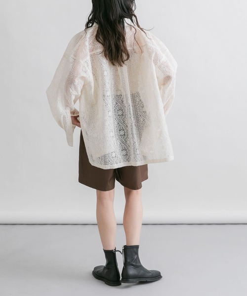 KBF（ケイビーエフ）の「ピンタックショートパンツ（その他パンツ・レディース・ブラック/ライトグレー/ブラウン・ONE）」の17枚目の写真