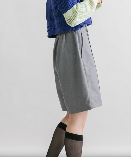 KBF（ケイビーエフ）の「ピンタックショートパンツ（その他パンツ・レディース・ブラック/ライトグレー/ブラウン・ONE）」の21枚目の写真