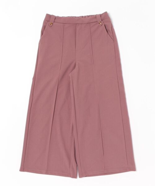 BELLUNA PLUS(ベルーナ)の「ツイルストレッチ素材ワイドパンツ60丈(その他パンツ・レディース・ブラック/ベージュ/モスグリーン/ピンク・MEDIUM/LARGE/X-LARGE)」の4枚目の写真
