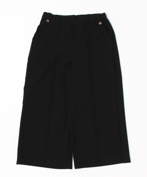 BELLUNA PLUS(ベルーナ)の「ツイルストレッチ素材ワイドパンツ60丈(その他パンツ・レディース・ブラック/ベージュ/モスグリーン/ピンク・MEDIUM/LARGE/X-LARGE)」の2枚目の写真