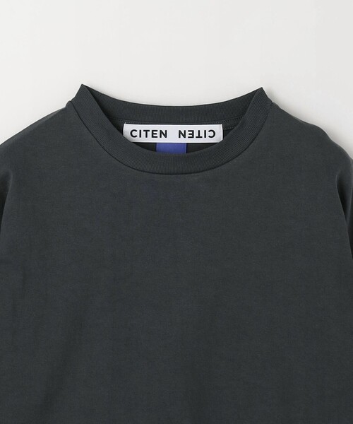CITEN（シテン）の「＜CITEN＞プレーティングロンT（Tシャツ/カットソー・メンズ・ホワイト/ダークグレー/ネイビー・L/M/S）」の9枚目の写真