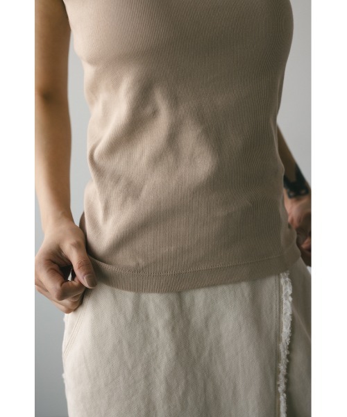 STYLEMIXER（スタイルミキサー）の「カップ付きデザインキャミソール（キャミソール・レディース・ブラック/ホワイト/ベージュ・SMALL/MEDIUM）」の15枚目の写真