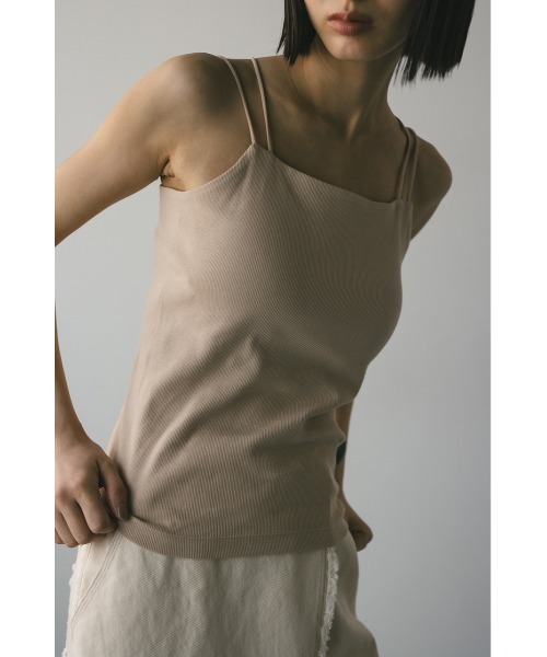 STYLEMIXER（スタイルミキサー）の「カップ付きデザインキャミソール（キャミソール・レディース・ブラック/ホワイト/ベージュ・SMALL/MEDIUM）」の11枚目の写真