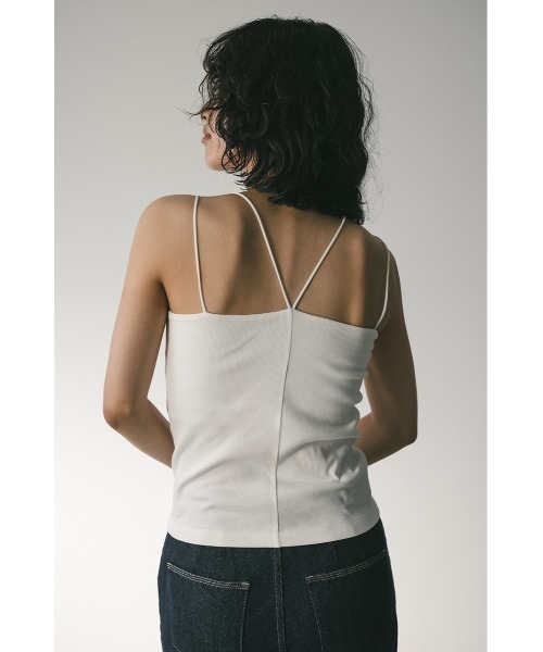 STYLEMIXER（スタイルミキサー）の「カップ付きデザインキャミソール（キャミソール・レディース・ブラック/ホワイト/ベージュ・SMALL/MEDIUM）」の22枚目の写真