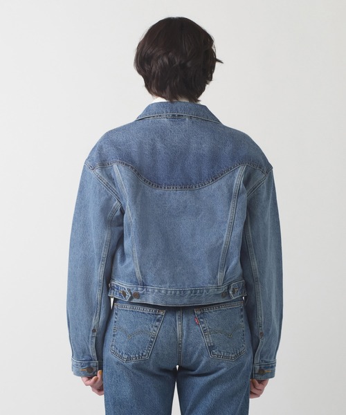 Levi's 90Sトラッカージャケットミディアムインディゴ Levi's デニムジャケット gジャン Levi's/リーバイス 90S PADDED