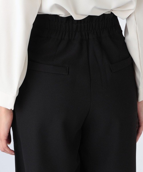 CECIL McBEE(セシルマクビー)の「ウエストベルトデザインワイドパンツ(その他パンツ・レディース・アイボリー/ブラック・MEDIUM)」の4枚目の写真