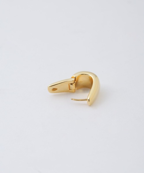 NANO universe（ナノユニバース）の「スクエアオーバルピアス（ピアス（両耳用）・レディース・シルバー/ゴールド・FREE）」の9枚目の写真