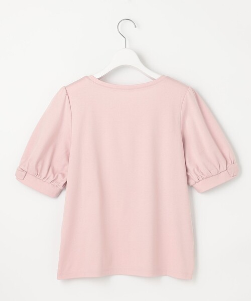 Feroux（フェルゥ）の「パフスリーブリボン Tシャツ（Tシャツ/カットソー・レディース・スカイブルー系/ピンク系/ホワイト系1/ホワイト系・F）」の16枚目の写真