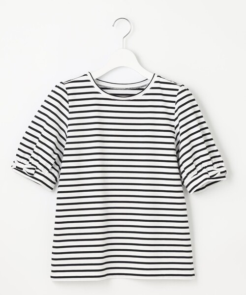 Feroux（フェルゥ）の「パフスリーブリボン Tシャツ（Tシャツ/カットソー・レディース・スカイブルー系/ピンク系/ホワイト系1/ホワイト系・F）」の18枚目の写真