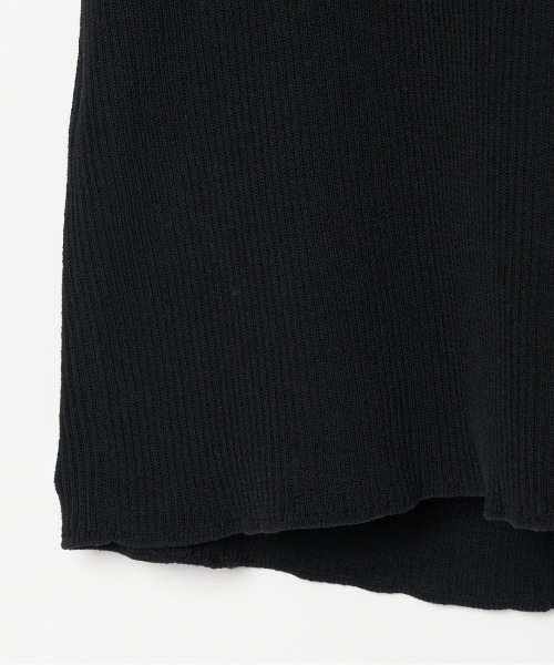 HELIOPOLE（エリオポール）の「BACK RIBBON RIB KNIT（Tシャツ/カットソー・レディース・ブラック/ピンク・38）」の7枚目の写真